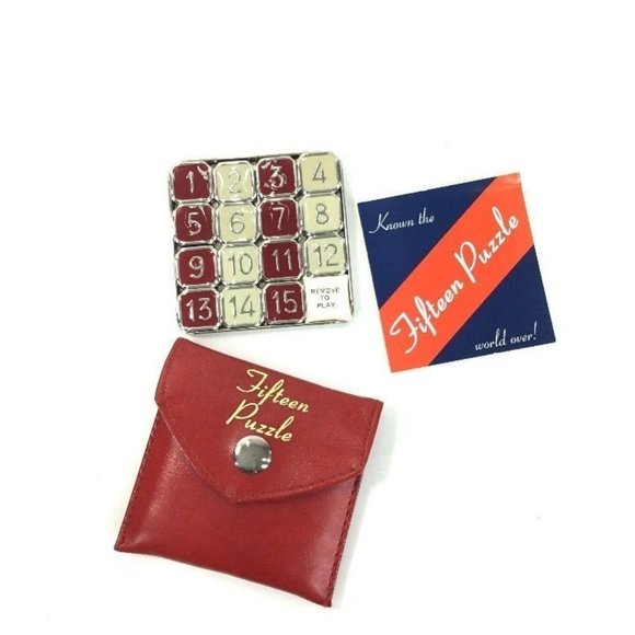 Fifteen Puzzle in Travel Pocket Case - Picture 6 of 8